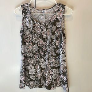 Croft & Barrow sleeveless top size SMALL